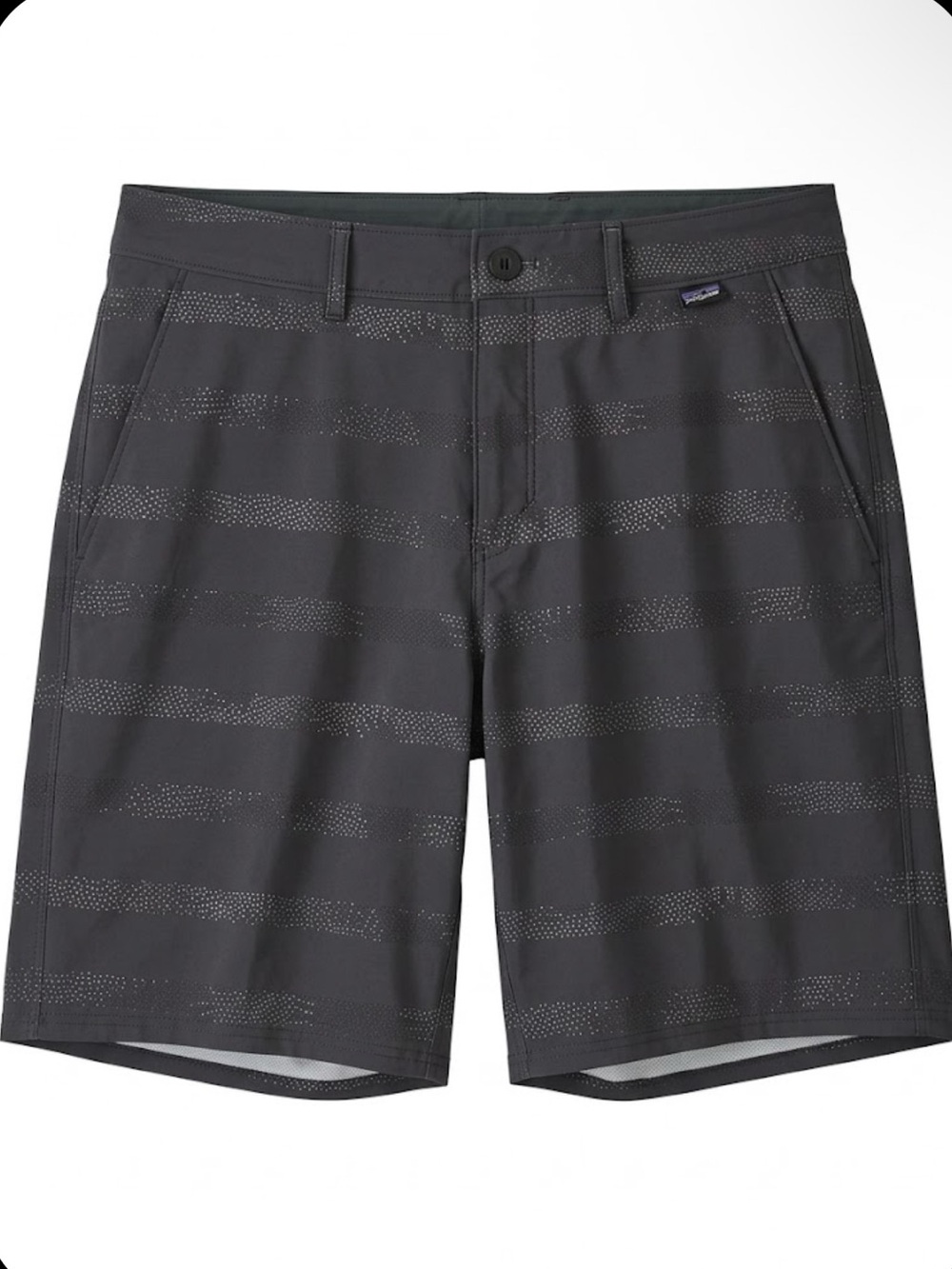 Patagonia Hydro Series Hybrid Boardshorts Men's Size 34 Charcoal Striped